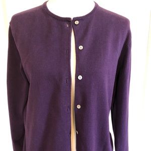 Lands End Super Soft Basic Cardigan